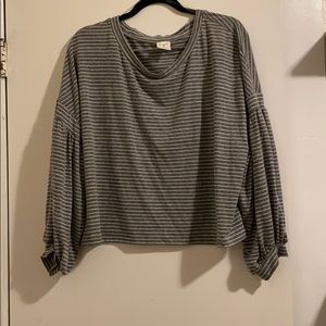 By together balloon sleeved top